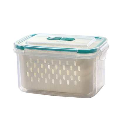 💐50% OFF ! 2 in 1 Meal Prep Container – Removable Drainer & Airtight Lid 🥑❄️【Limited Offer】