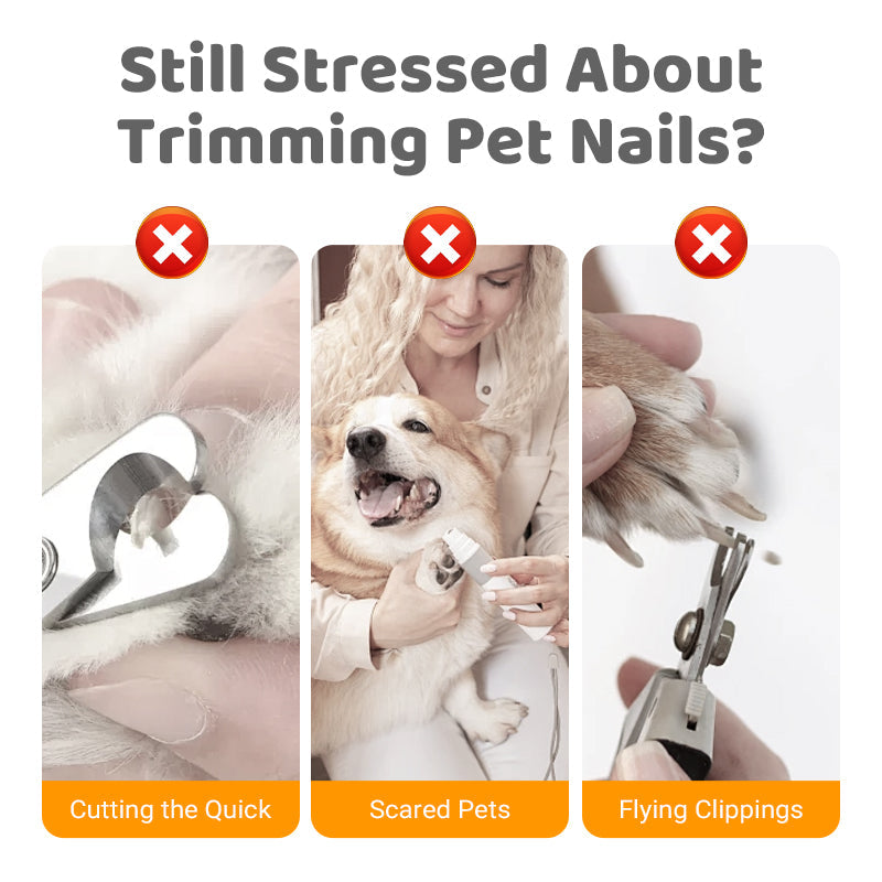 🎉 2026 Sale — Over 50,000 Sold!🐕Wooden Pet Nail File with Replaceable Pads Gentle Paw Grooming Tool for Dogs Cats Small Pets