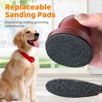 🎉 2026 Sale — Over 50,000 Sold!🐕Wooden Pet Nail File with Replaceable Pads Gentle Paw Grooming Tool for Dogs Cats Small Pets