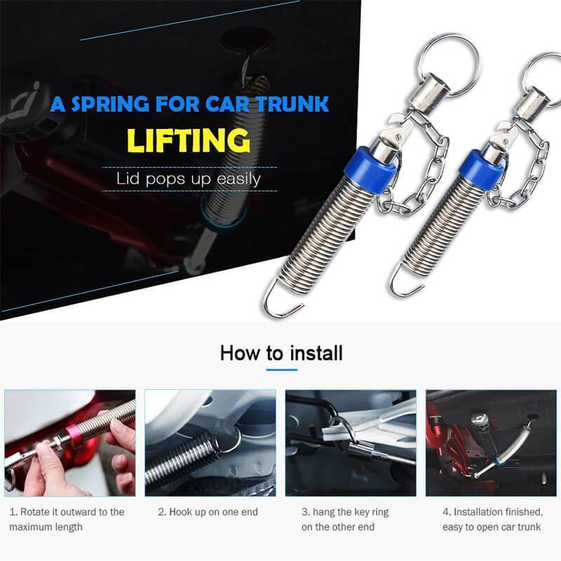 💎 50% OFF! 💎 Trunk Spring Lifting Device – Hands-Free Open, Adjustable & Head-Safe for Sedans 🚗✨