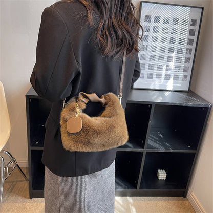 💎 56% OFF! 💎 Best Gift For Her – 2026 Multifunctional Faux Fur Bag, Skin-Friendly & Convertible (Shoulder/Crossbody) 👜