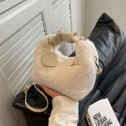 💎 56% OFF! 💎 Best Gift For Her – 2026 Multifunctional Faux Fur Bag, Skin-Friendly & Convertible (Shoulder/Crossbody) 👜
