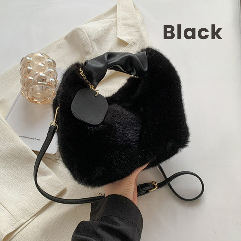 💎 56% OFF! 💎 Best Gift For Her – 2026 Multifunctional Faux Fur Bag, Skin-Friendly & Convertible (Shoulder/Crossbody) 👜