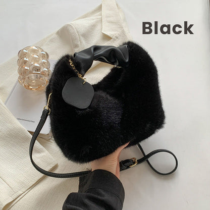 💎 56% OFF! 💎 Best Gift For Her – 2026 Multifunctional Faux Fur Bag, Skin-Friendly & Convertible (Shoulder/Crossbody) 👜