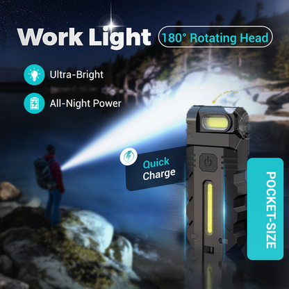 ⏰ Now only 50% off!🔥180° Rotating Head LED Work Light
