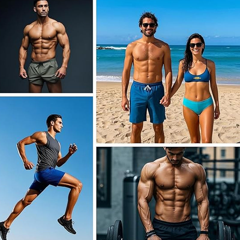 ✨New Arrival✨Men's Quick-Dry Athletic Shorts with Zipper Pockets