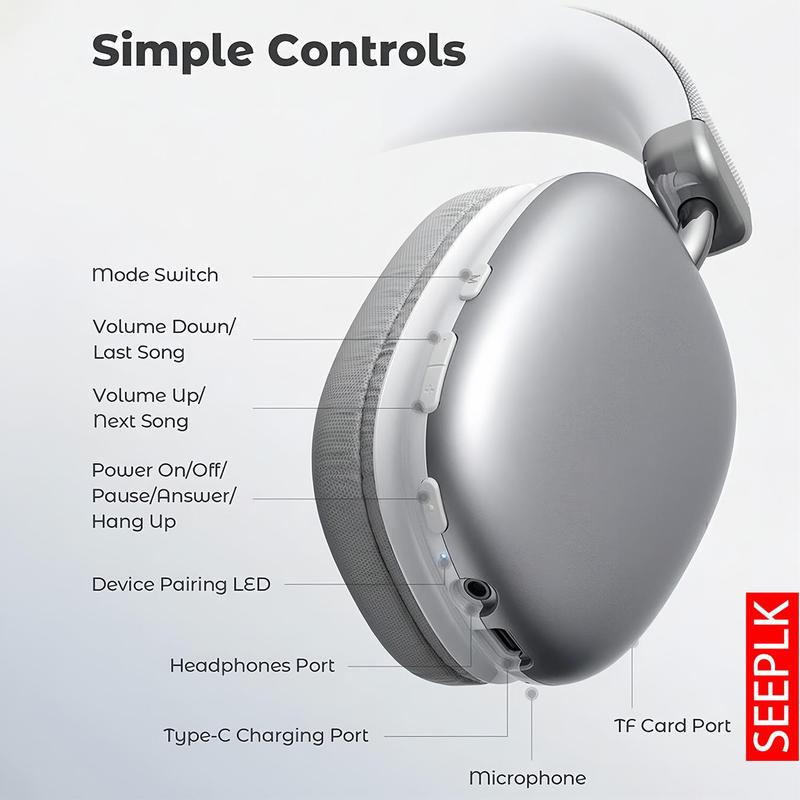 💎 60% OFF! 💎 Wireless Bluetooth Headphones – 40-Hour Playtime, 360° Surround Sound & Bluetooth 5.3 🎧✨