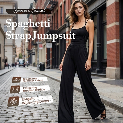 📢📢54% OFF !!!⏰Women's Casual Spaghetti Strap Jumpsuit