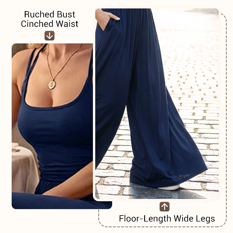 📢📢54% OFF !!!⏰Women's Casual Spaghetti Strap Jumpsuit