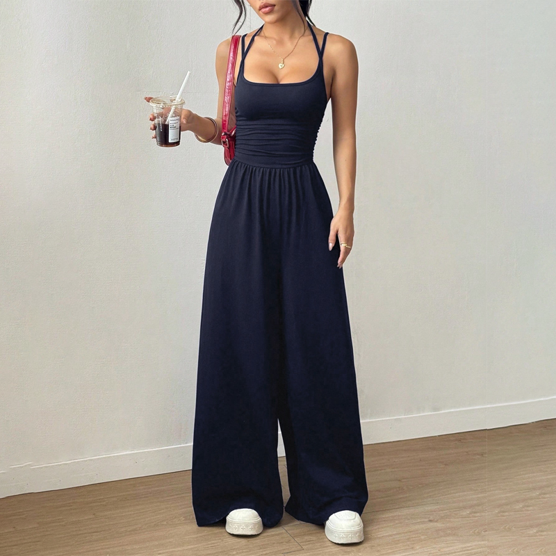 📢📢54% OFF !!!⏰Women's Casual Spaghetti Strap Jumpsuit