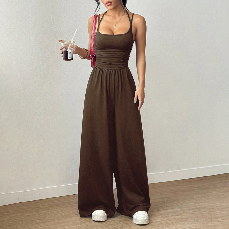 📢📢54% OFF !!!⏰Women's Casual Spaghetti Strap Jumpsuit