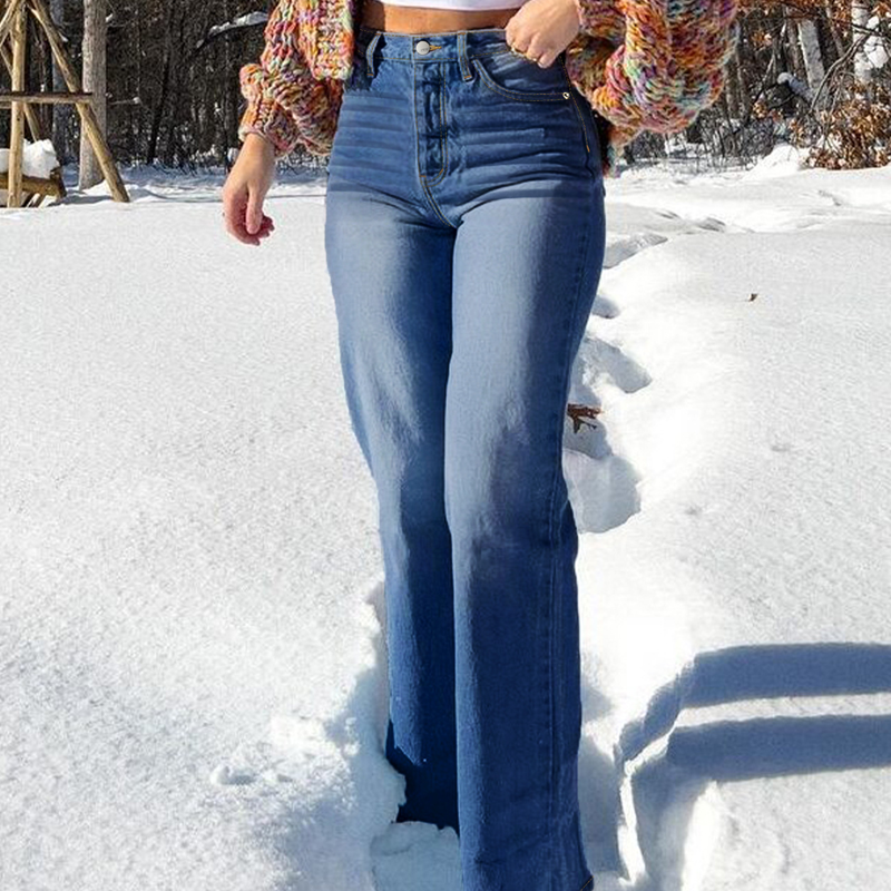 📢📢50% OFF !!!⏰Women's High-Waist Stretch Straight Leg Jeans