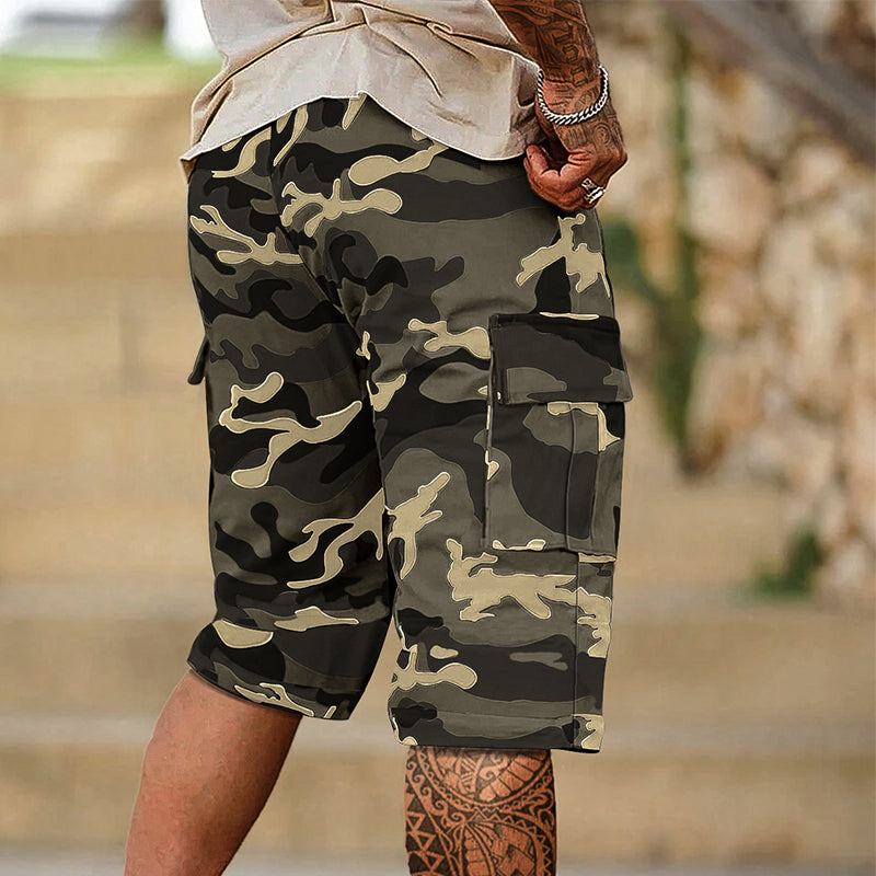 ⏳Time-Limited Special⏰Men's Camouflage Cargo Shorts – Multi-Pocket, Adjustable Waist & Breathable Fabric (2XS–3XL) 🌿🩳