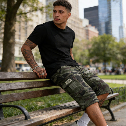 ⏳Time-Limited Special⏰Men's Camouflage Cargo Shorts – Multi-Pocket, Adjustable Waist & Breathable Fabric (2XS–3XL) 🌿🩳