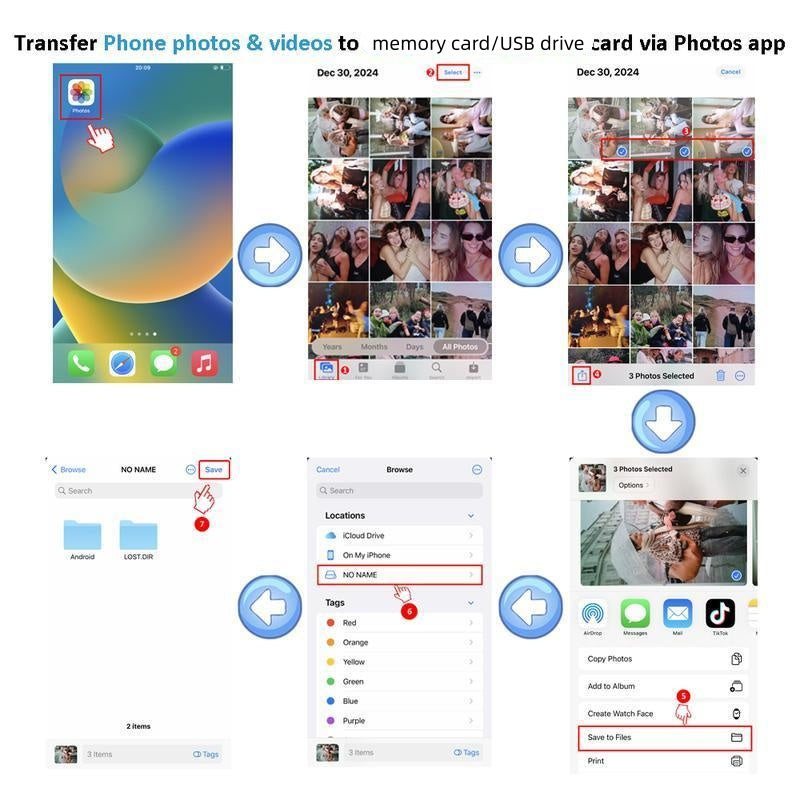 📱 Transfer Camera Photos Straight to Your Phone – Pocket-Sized CF/SD/microSD Reader. Half Price. Free UK Delivery