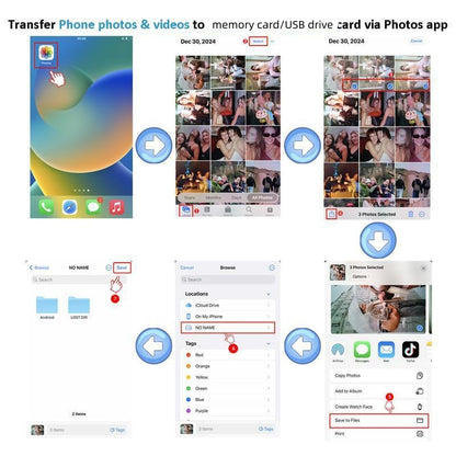 📱 Transfer Camera Photos Straight to Your Phone – Pocket-Sized CF/SD/microSD Reader. Half Price. Free UK Delivery