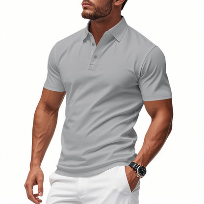 🔥50％ OFF🔥Men's Quick-Dry Short-Sleeve Lapel T-Shirt