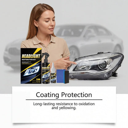 🔥Hot sale -50% OFF🚗 Professional Headlight Polish & Sealant Kit | Restore & Protect Headlights in Minutes