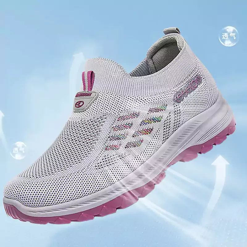 📢📢50% OFF ⏰ Fly Knit Woven Orthopedic Arch Support Slip-on Shoes