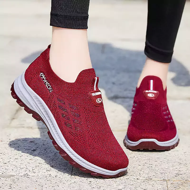 📢📢50% OFF ⏰ Fly Knit Woven Orthopedic Arch Support Slip-on Shoes