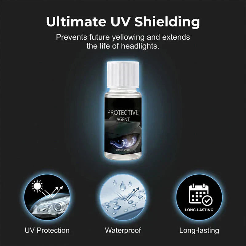 🚗 50% OFF NOW! 🔆 Headlight Restoration Kit – Instant Clarity, Safe Formula & UV Shield ✨
