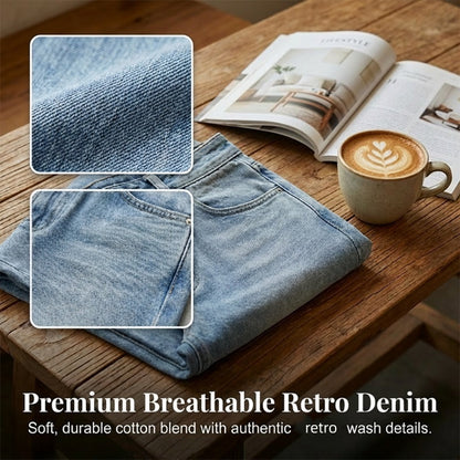 👖50% OFF NOW! 🔥 Women's High-Waisted Straight Leg Denim Jeans – Flattering Fit, Comfortable Stretch & Versatile Everyday Style ✨