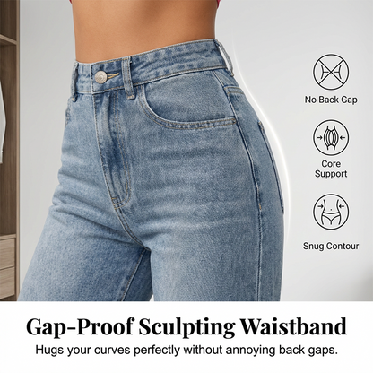 👖50% OFF NOW! 🔥 Women's High-Waisted Straight Leg Denim Jeans – Flattering Fit, Comfortable Stretch & Versatile Everyday Style ✨