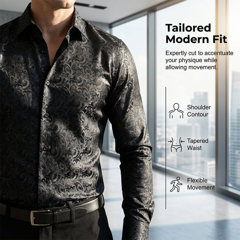 ✨2026 New Arrival✨Modern Fit Printed Shirt – Instantly Upgrade Your Look