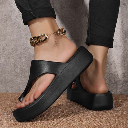 📢📢Limited Spring Edition⏰💡Designed in the USA💡Trendy Toe-Loop Platform Sandals – Lightweight & All-Match for Daily Wear