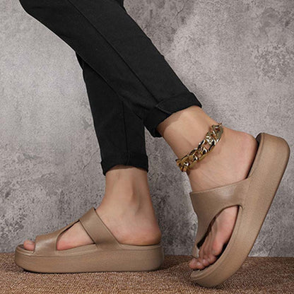 📢📢Limited Spring Edition⏰💡Designed in the USA💡Trendy Toe-Loop Platform Sandals – Lightweight & All-Match for Daily Wear