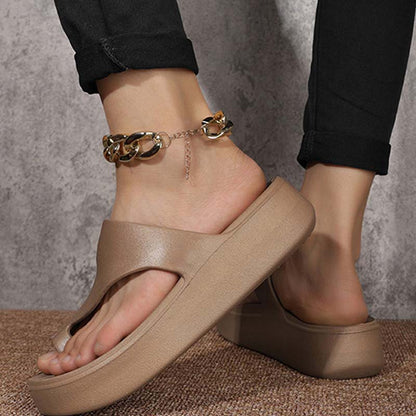 📢📢Limited Spring Edition⏰💡Designed in the USA💡Trendy Toe-Loop Platform Sandals – Lightweight & All-Match for Daily Wear