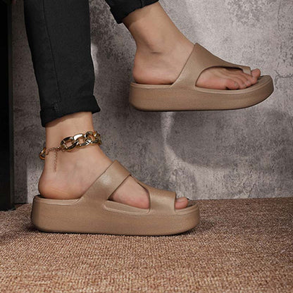 📢📢Limited Spring Edition⏰💡Designed in the USA💡Trendy Toe-Loop Platform Sandals – Lightweight & All-Match for Daily Wear