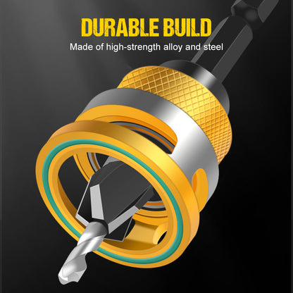 🔧 50% OFF NOW! 🔩 Wood Countersink Drill Bit Set – Auto Depth Stop, 4-Cutting-Edge & Precision Adjustable 🛠️