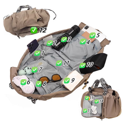 👜 50% OFF NOW! 💼 Large Capacity Fashion Versatile Shoulder Bag – Spacious Design, Durable Nylon & Adjustable Strap ✨
