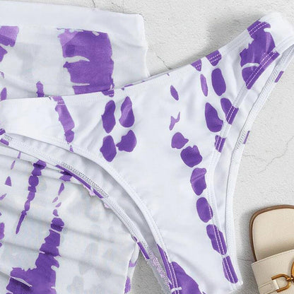 📢📢44% OFF !!!⏰🏖️Women's Ruched 3-Piece Bikini Set