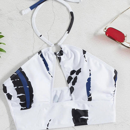 📢📢44% OFF !!!⏰🏖️Women's Ruched 3-Piece Bikini Set