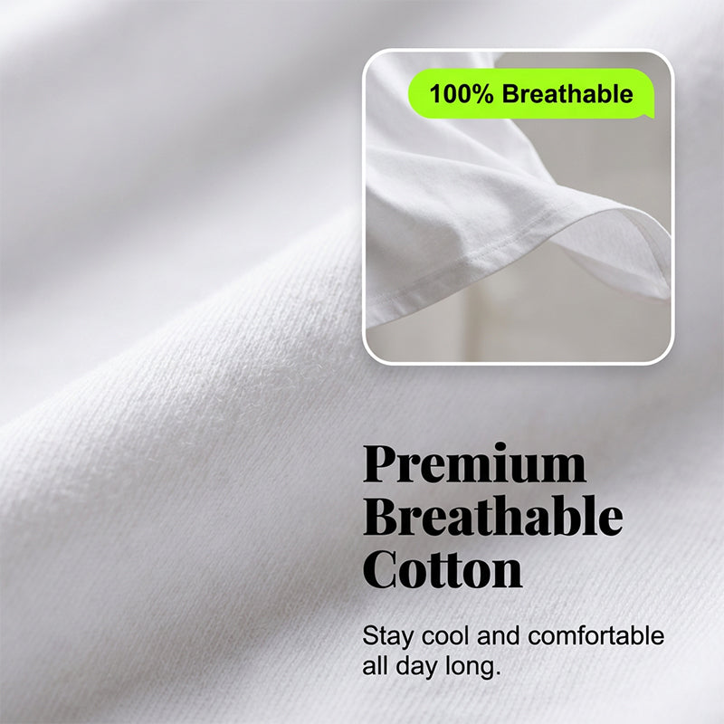 👕⏰ 57% OFF LIMITED TIME! 5-Pack Solid Color Cotton T-Shirts – Premium Basics, Comfort Fit & Wardrobe Essentials 🧺