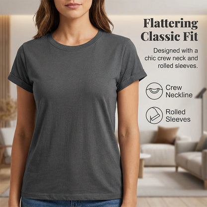 👕⏰ 57% OFF LIMITED TIME! 5-Pack Solid Color Cotton T-Shirts – Premium Basics, Comfort Fit & Wardrobe Essentials 🧺