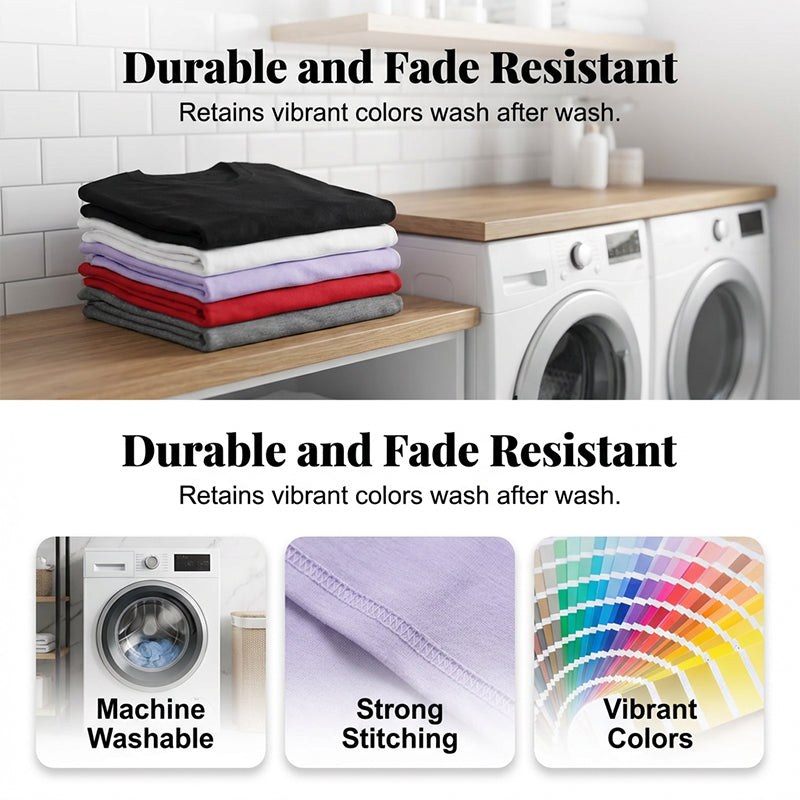 👕⏰ 57% OFF LIMITED TIME! 5-Pack Solid Color Cotton T-Shirts – Premium Basics, Comfort Fit & Wardrobe Essentials 🧺