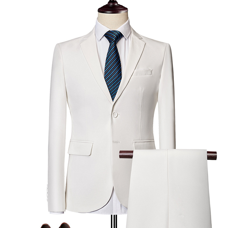 📢📢60% OFF !! ⏰Men's 2-Piece Modern Fit Business Suit Set