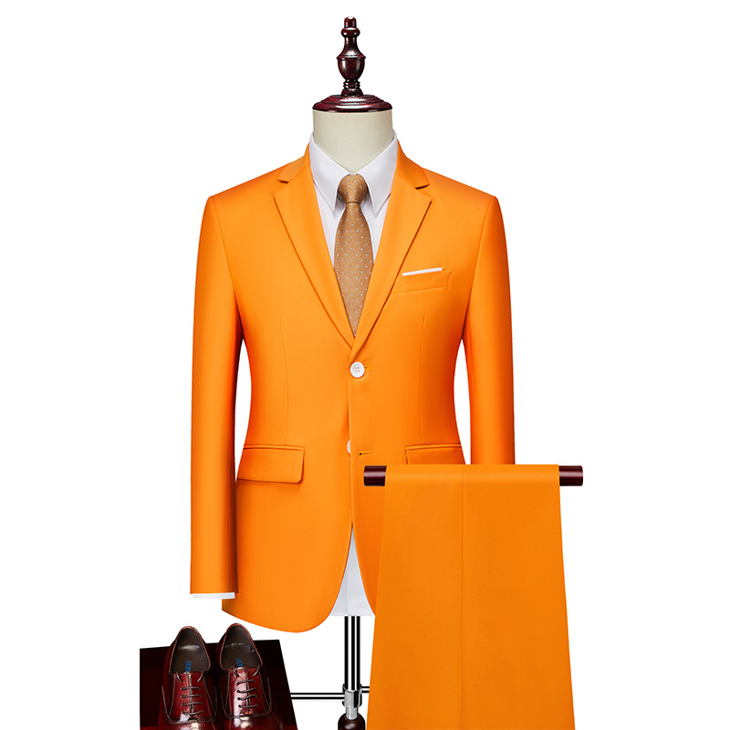 📢📢60% OFF !! ⏰Men's 2-Piece Modern Fit Business Suit Set