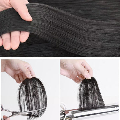 📢📢50% OFF !! ⏰Seamless Clip-on French Bangs Wig