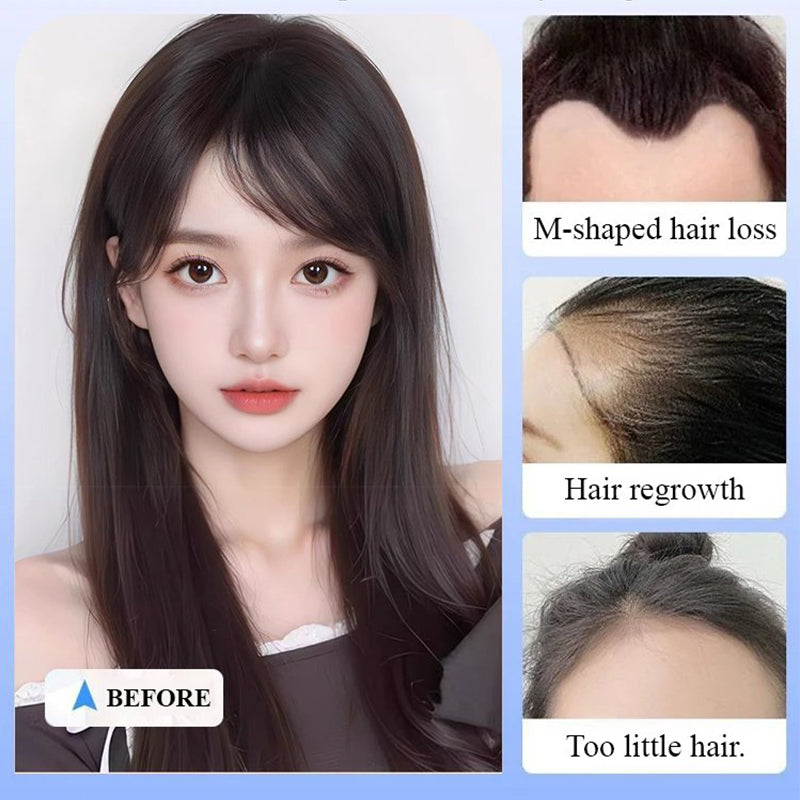 📢📢50% OFF !! ⏰Seamless Clip-on French Bangs Wig