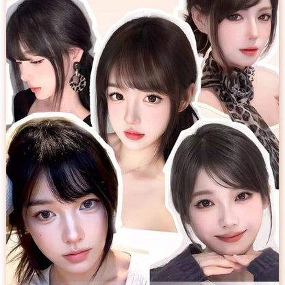 📢📢50% OFF !! ⏰Seamless Clip-on French Bangs Wig