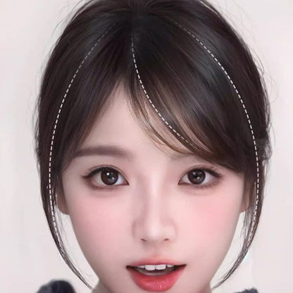 📢📢50% OFF !! ⏰Seamless Clip-on French Bangs Wig