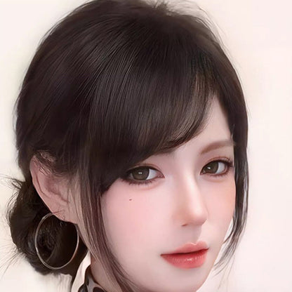 📢📢50% OFF !! ⏰Seamless Clip-on French Bangs Wig