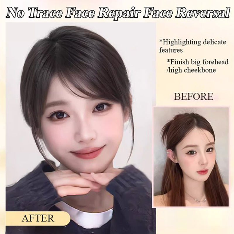 📢📢50% OFF !! ⏰Seamless Clip-on French Bangs Wig