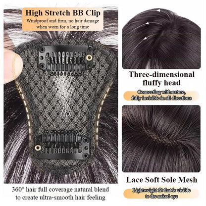 📢📢50% OFF !! ⏰Seamless Clip-on French Bangs Wig