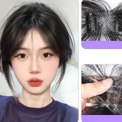 📢📢50% OFF !! ⏰Seamless Clip-on French Bangs Wig