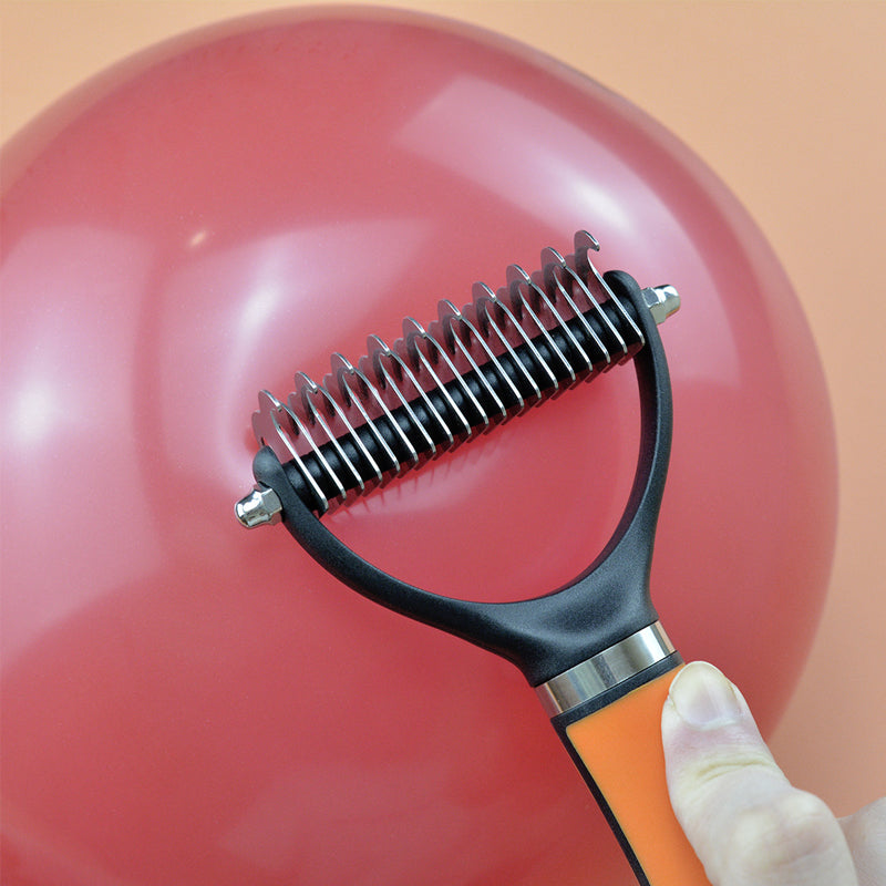 📢📢40% OFF !! ⏰Double-Sided Deshedding Pet Grooming Brush